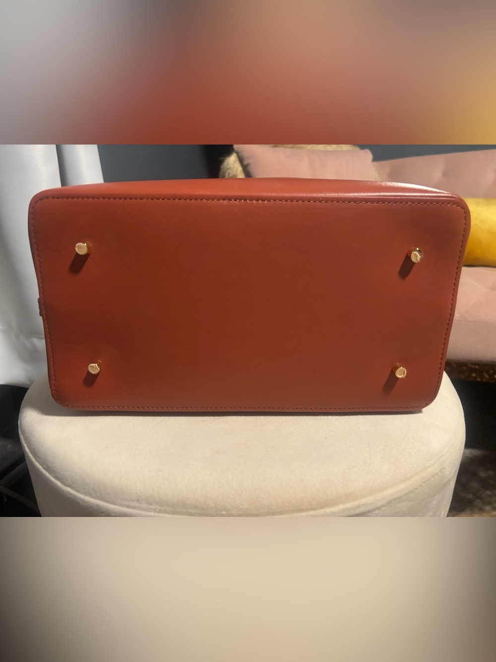 Elleme Small Boomerang Bag in Terracotta - Picture 16 of 16